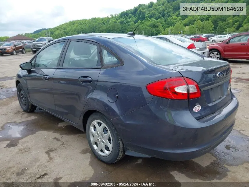 2013 Ford Fiesta Se VIN: 3FADP4BJ5DM184628 Lot: 39492203