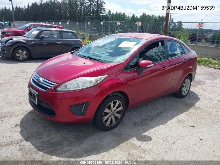 2013 Ford Fiesta Se VIN: 3FADP4BJ2DM159539 Lot: 39508359