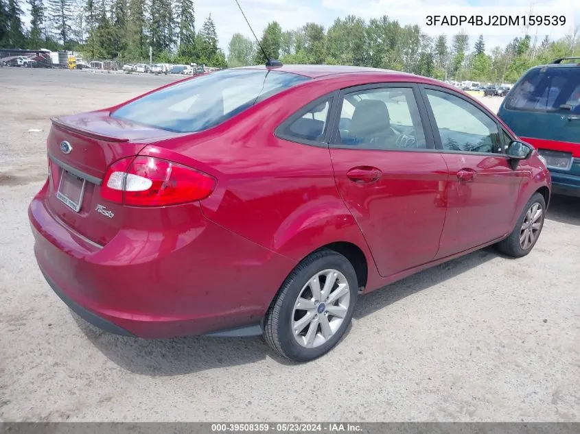 2013 Ford Fiesta Se VIN: 3FADP4BJ2DM159539 Lot: 39508359