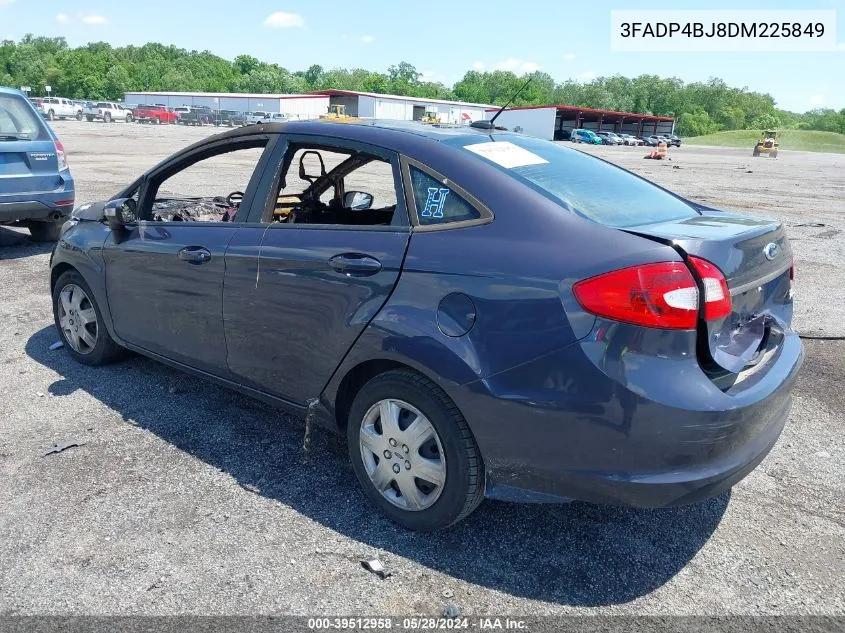 2013 Ford Fiesta Se VIN: 3FADP4BJ8DM225849 Lot: 39512958