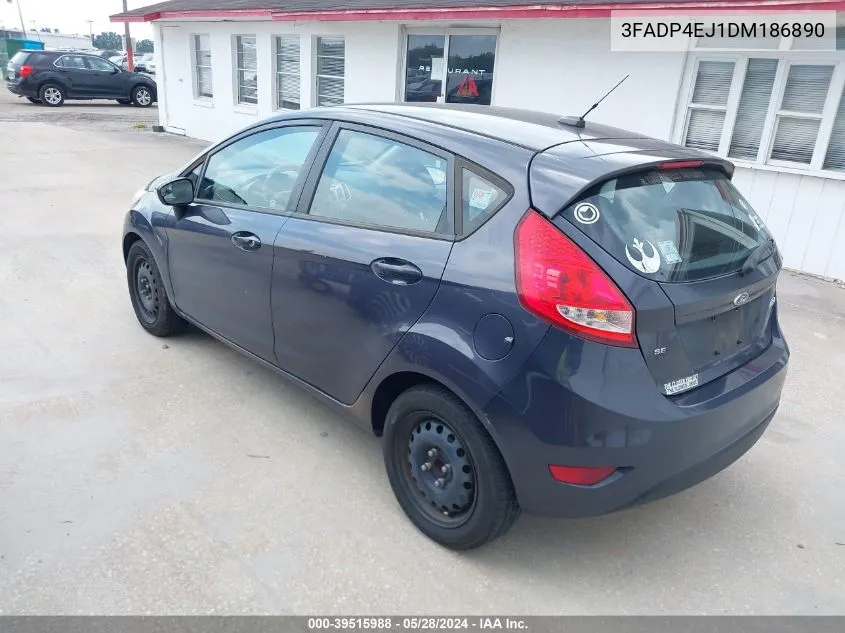 2013 Ford Fiesta Se VIN: 3FADP4EJ1DM186890 Lot: 39515988