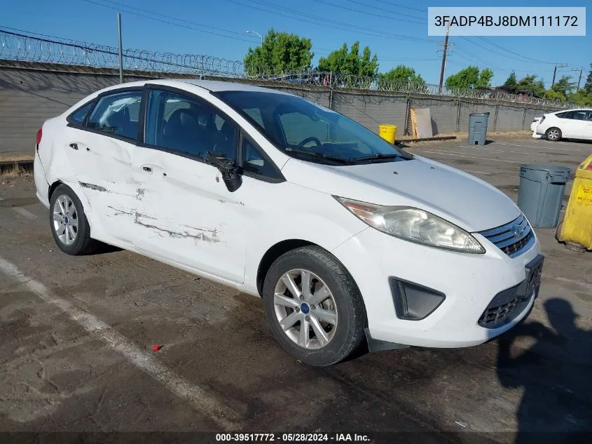 3FADP4BJ8DM111172 2013 Ford Fiesta Se