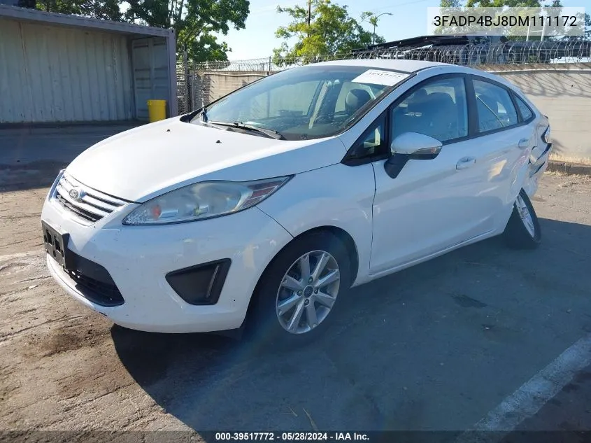 3FADP4BJ8DM111172 2013 Ford Fiesta Se