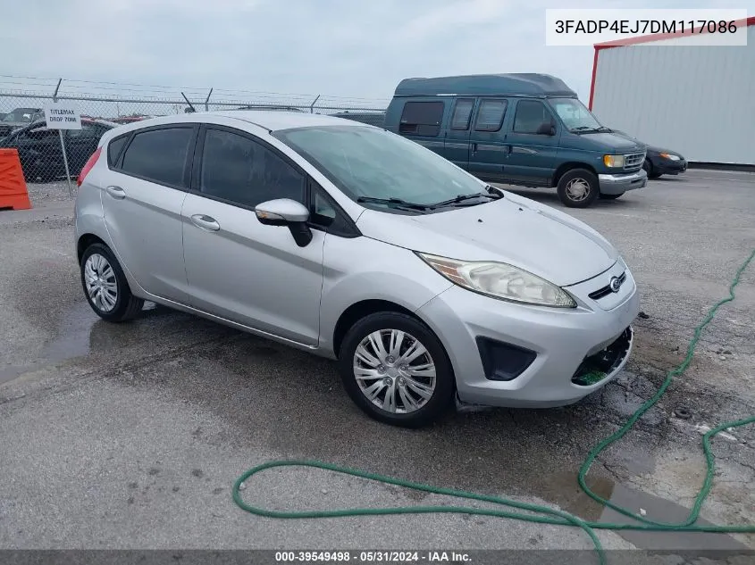 2013 Ford Fiesta Se VIN: 3FADP4EJ7DM117086 Lot: 39549498