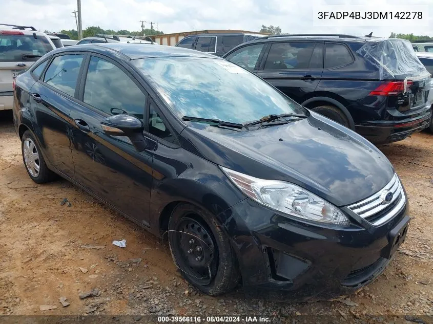 3FADP4BJ3DM142278 2013 Ford Fiesta Se