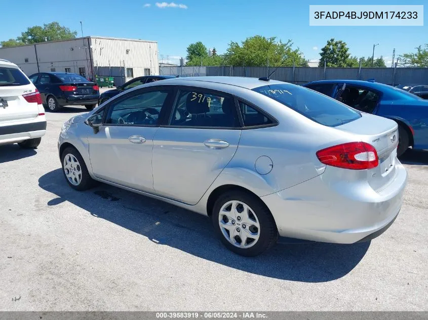 2013 Ford Fiesta Se VIN: 3FADP4BJ9DM174233 Lot: 39583919