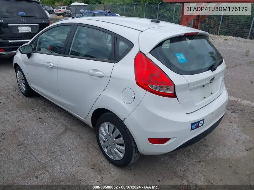 2013 Ford Fiesta S VIN: 3FADP4TJ8DM176179 Lot: 39588052