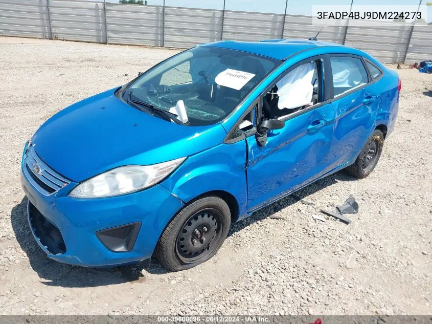 2013 Ford Fiesta Se VIN: 3FADP4BJ9DM224273 Lot: 39600096