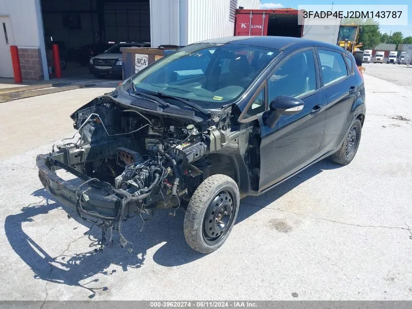 2013 Ford Fiesta Se VIN: 3FADP4EJ2DM143787 Lot: 39620274