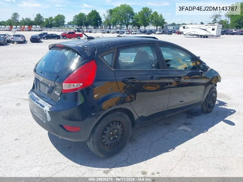 2013 Ford Fiesta Se VIN: 3FADP4EJ2DM143787 Lot: 39620274