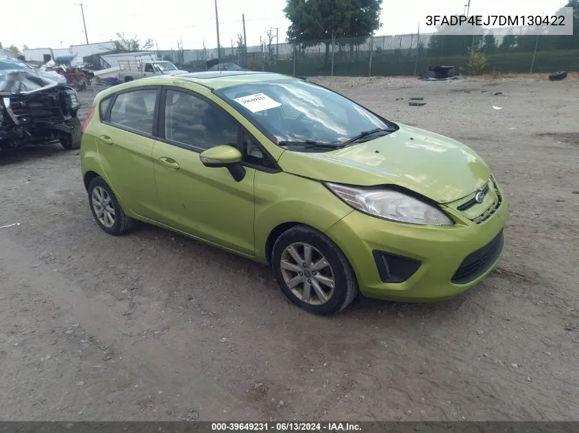 2013 Ford Fiesta Se VIN: 3FADP4EJ7DM130422 Lot: 39649231