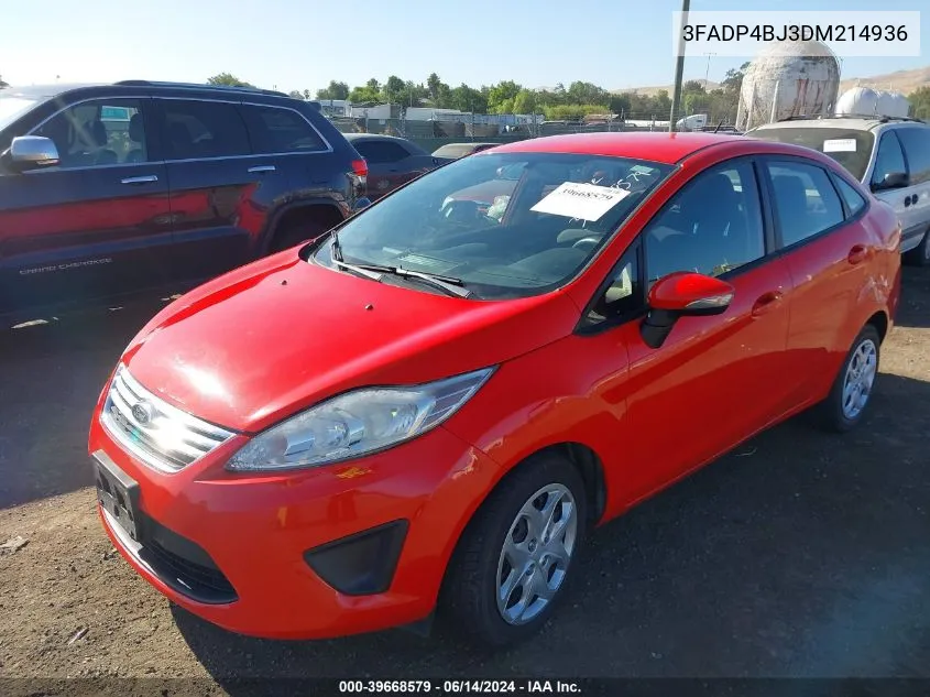 3FADP4BJ3DM214936 2013 Ford Fiesta Se