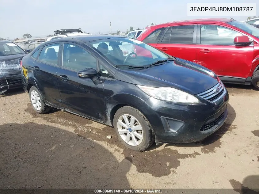 2013 Ford Fiesta Se VIN: 3FADP4BJ8DM108787 Lot: 39689140