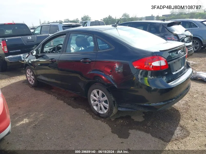 3FADP4BJ8DM108787 2013 Ford Fiesta Se