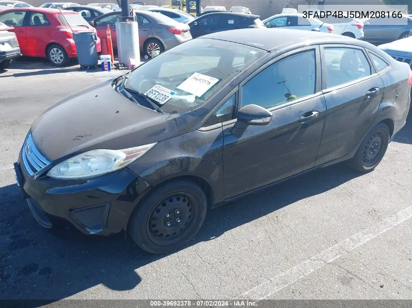 2013 Ford Fiesta Se VIN: 3FADP4BJ5DM208166 Lot: 39692378