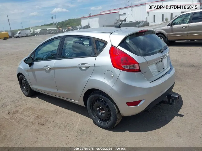 2013 Ford Fiesta Se VIN: 3FADP4EJ7DM186845 Lot: 39701078