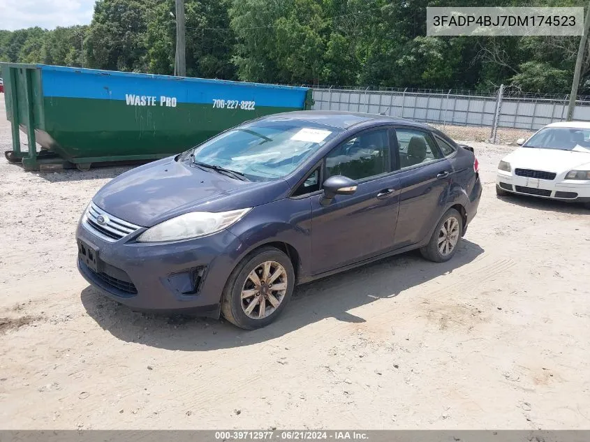 2013 Ford Fiesta Se VIN: 3FADP4BJ7DM174523 Lot: 39712977