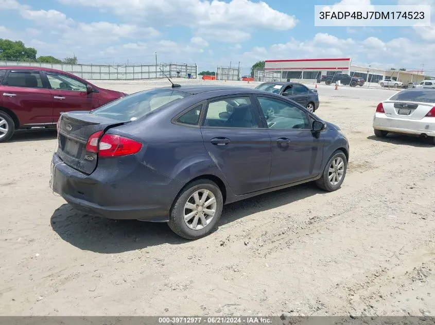 2013 Ford Fiesta Se VIN: 3FADP4BJ7DM174523 Lot: 39712977