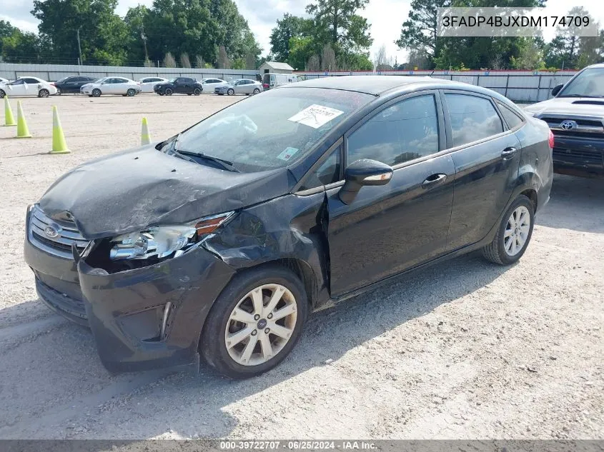 2013 Ford Fiesta Se VIN: 3FADP4BJXDM174709 Lot: 39722707