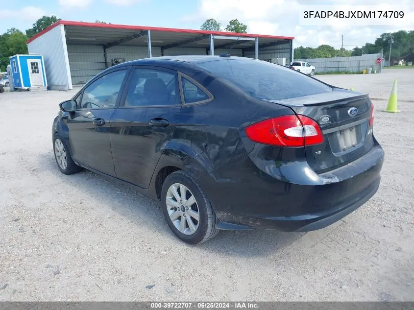 2013 Ford Fiesta Se VIN: 3FADP4BJXDM174709 Lot: 39722707