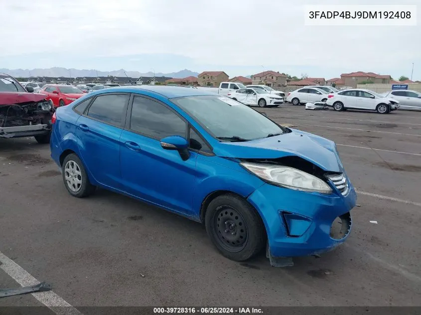 3FADP4BJ9DM192408 2013 Ford Fiesta Se