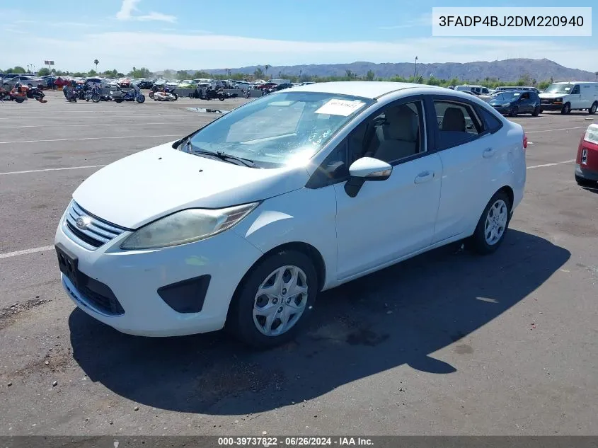 3FADP4BJ2DM220940 2013 Ford Fiesta Se