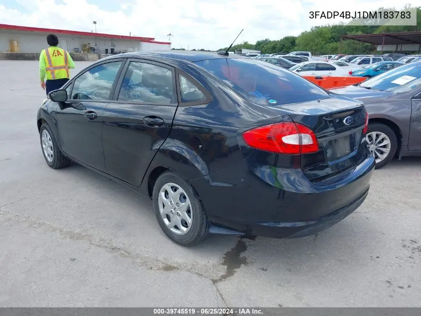 2013 Ford Fiesta Se VIN: 3FADP4BJ1DM183783 Lot: 39745519