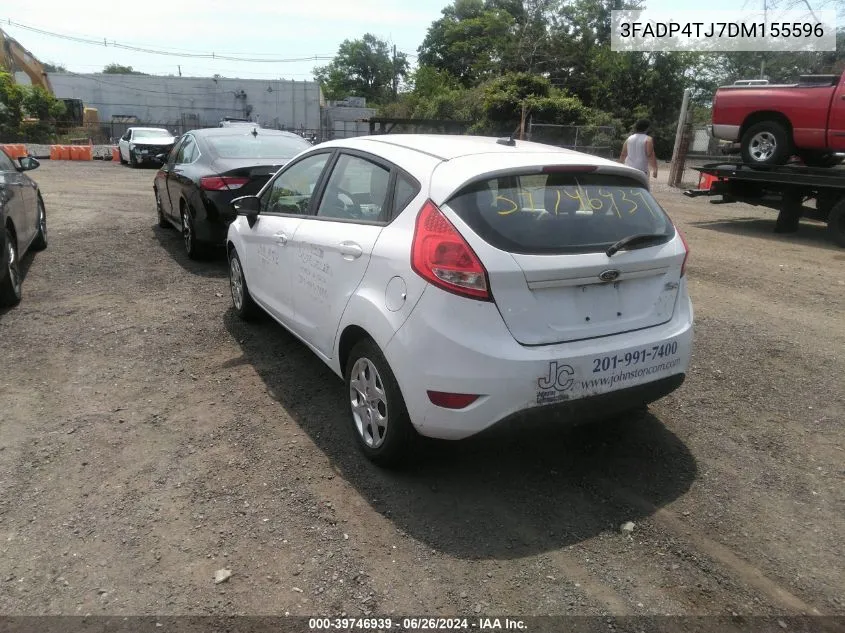 2013 Ford Fiesta S VIN: 3FADP4TJ7DM155596 Lot: 39746939