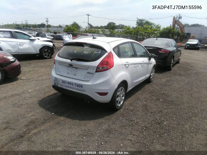 2013 Ford Fiesta S VIN: 3FADP4TJ7DM155596 Lot: 39746939