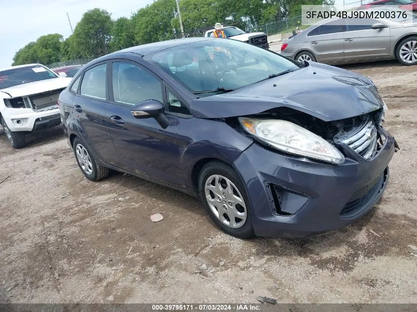 2013 Ford Fiesta Se VIN: 3FADP4BJ9DM200376 Lot: 39795171