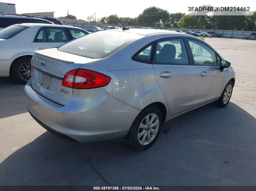 2013 Ford Fiesta Se VIN: 3FADP4BJ6DM214462 Lot: 39797306