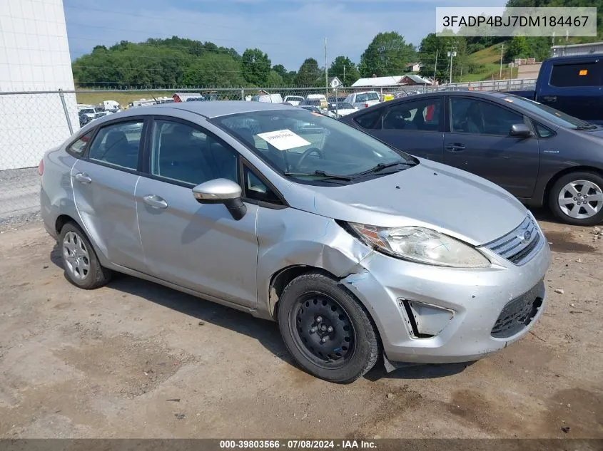 3FADP4BJ7DM184467 2013 Ford Fiesta Se