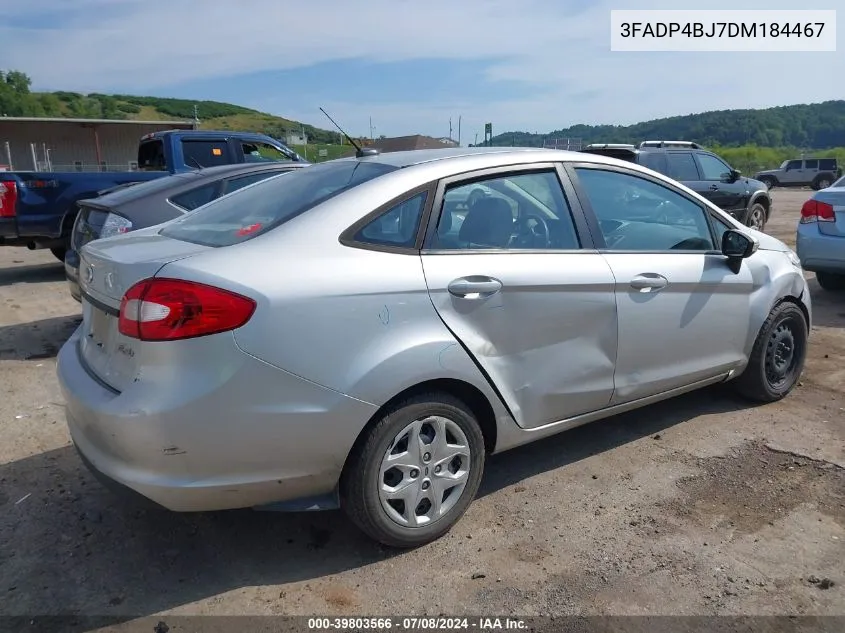 3FADP4BJ7DM184467 2013 Ford Fiesta Se