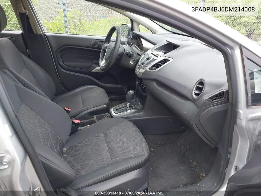 3FADP4BJ6DM214008 2013 Ford Fiesta Se