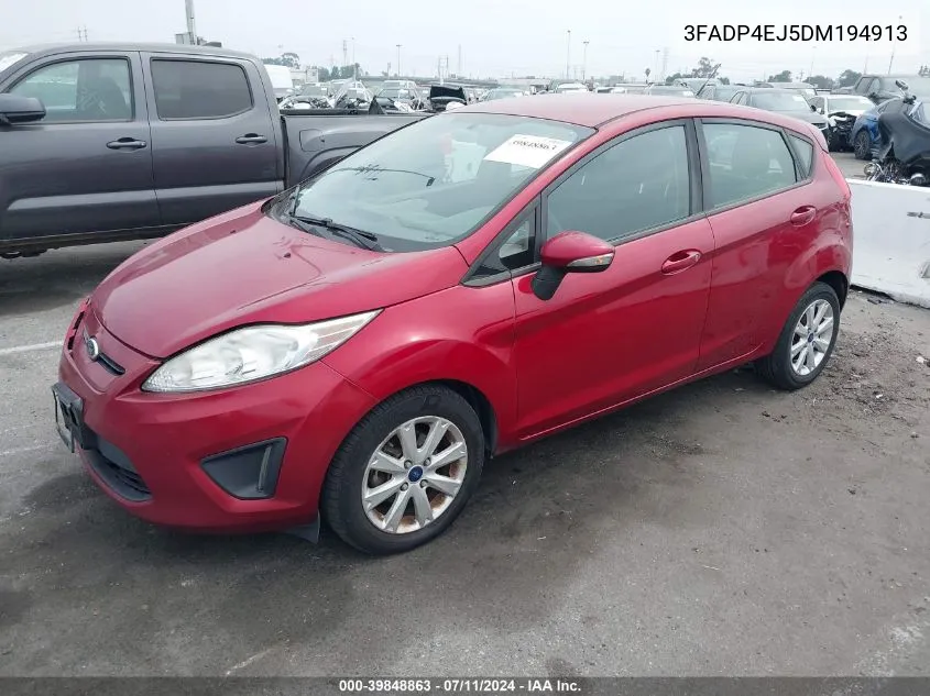 3FADP4EJ5DM194913 2013 Ford Fiesta Se