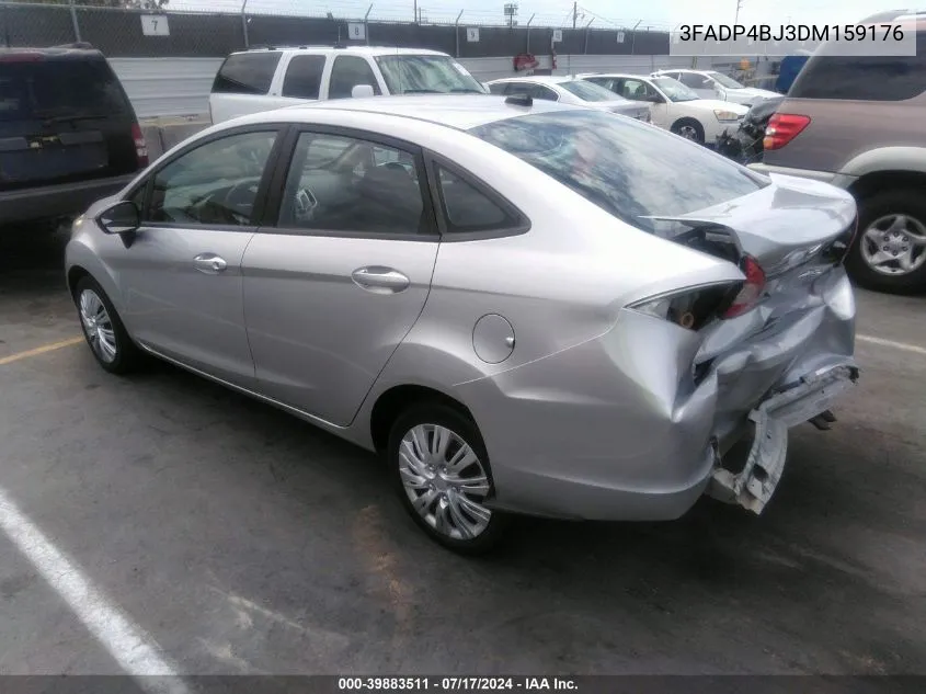 2013 Ford Fiesta Se VIN: 3FADP4BJ3DM159176 Lot: 39883511