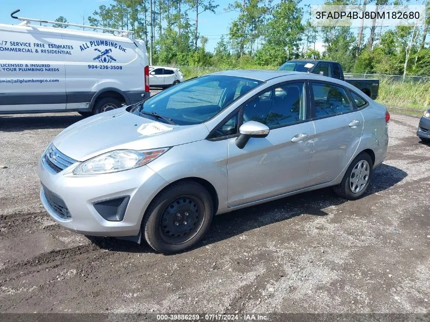 2013 Ford Fiesta Se VIN: 3FADP4BJ8DM182680 Lot: 39886259