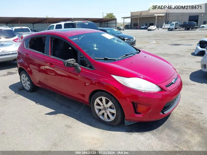 2013 Ford Fiesta Se VIN: 3FADP4EJ0DM218471 Lot: 39922123