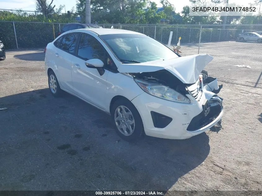 3FADP4BJ4DM174852 2013 Ford Fiesta Se