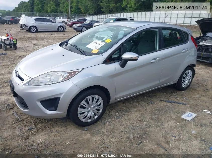 2013 Ford Fiesta Se VIN: 3FADP4EJ8DM201174 Lot: 39943643