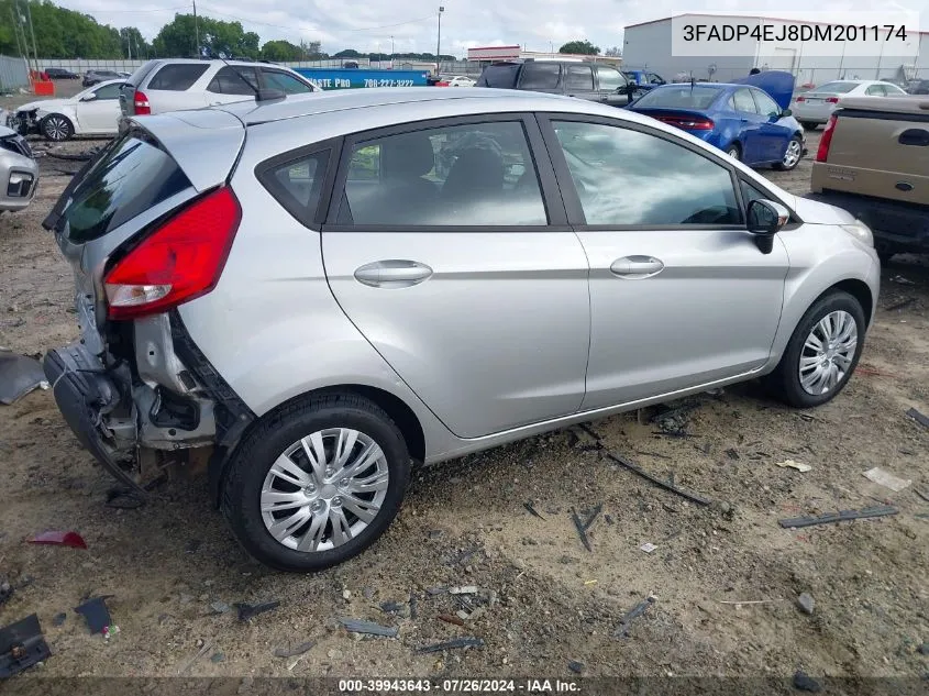 2013 Ford Fiesta Se VIN: 3FADP4EJ8DM201174 Lot: 39943643