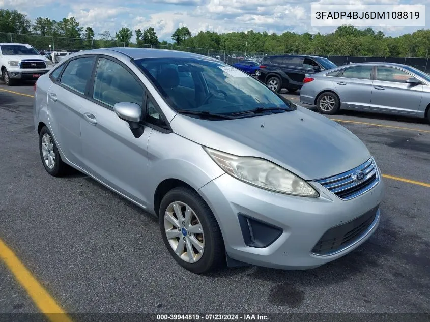 2013 Ford Fiesta Se VIN: 3FADP4BJ6DM108819 Lot: 39944819