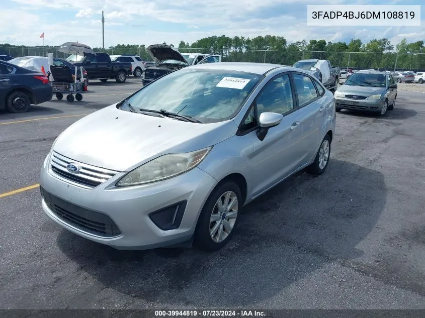 2013 Ford Fiesta Se VIN: 3FADP4BJ6DM108819 Lot: 39944819