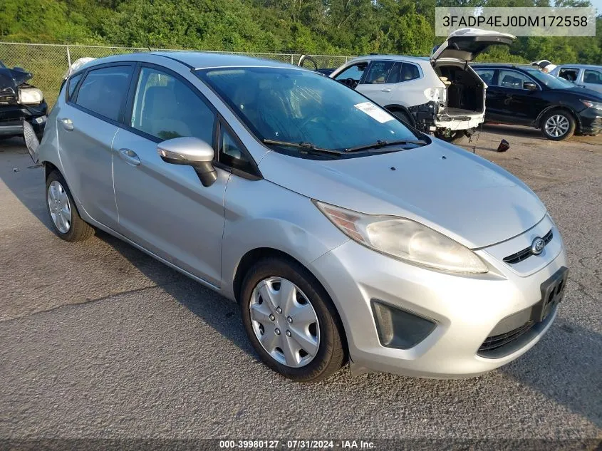 2013 Ford Fiesta Se VIN: 3FADP4EJ0DM172558 Lot: 39980127