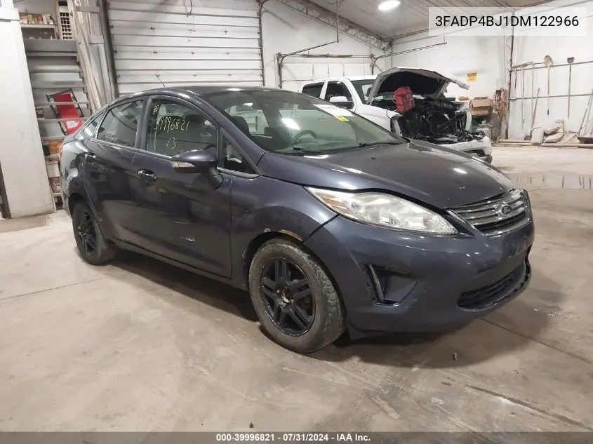 2013 Ford Fiesta Se VIN: 3FADP4BJ1DM122966 Lot: 39996821