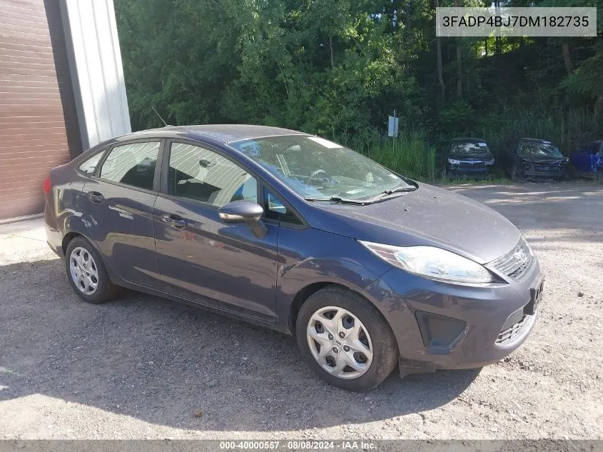 2013 Ford Fiesta Se VIN: 3FADP4BJ7DM182735 Lot: 40000557