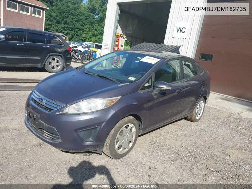 2013 Ford Fiesta Se VIN: 3FADP4BJ7DM182735 Lot: 40000557