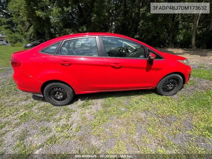 2013 Ford Fiesta Se VIN: 3FADP4BJ7DM173632 Lot: 40006676