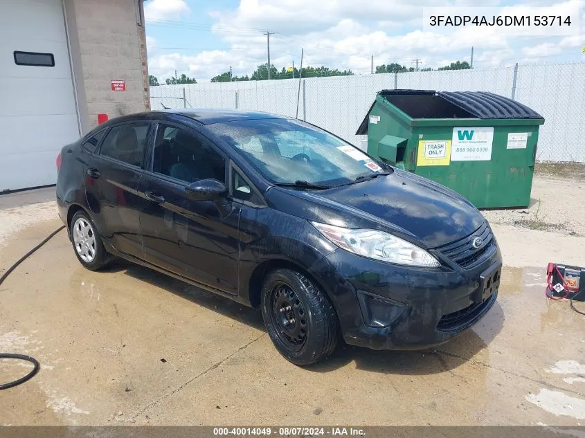 3FADP4AJ6DM153714 2013 Ford Fiesta S