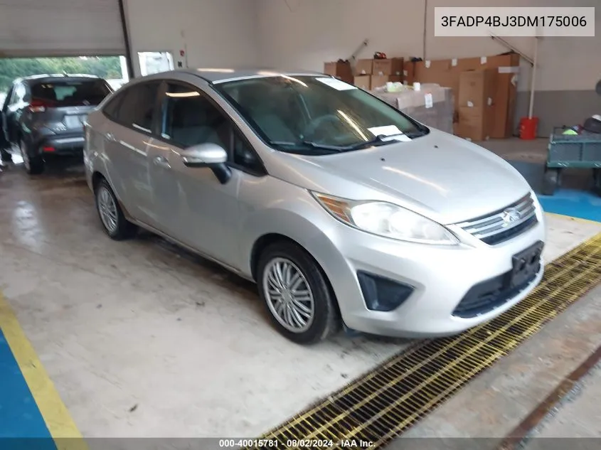 2013 Ford Fiesta Se VIN: 3FADP4BJ3DM175006 Lot: 40015781